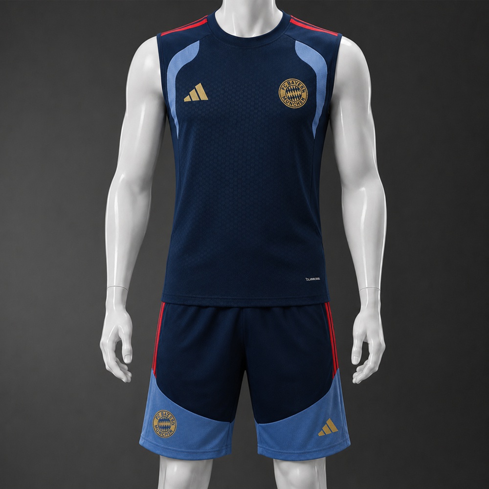 Bayern Munich 26/27 Navy Blue Training Vest kit