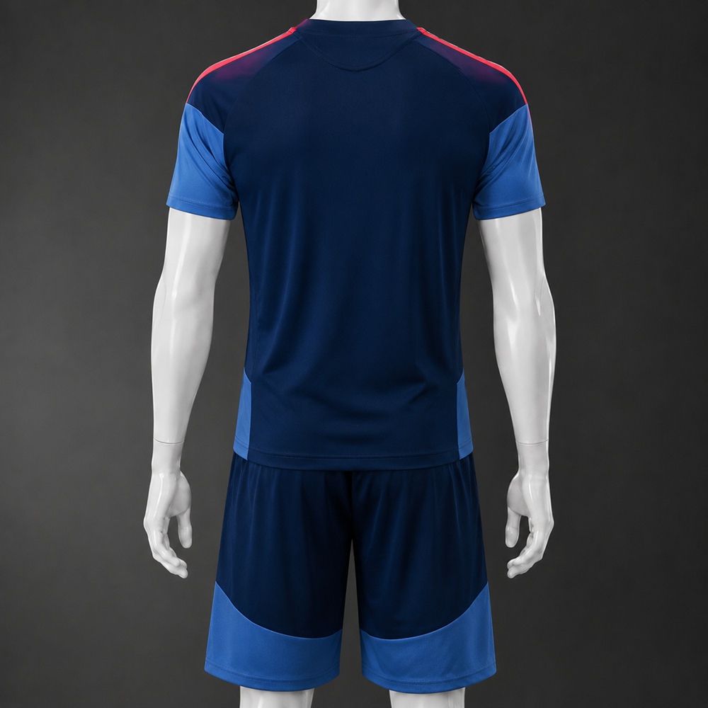 Bayern Munich 26/27 Navy Light Blue Short Sleeve Short Set Foto 2