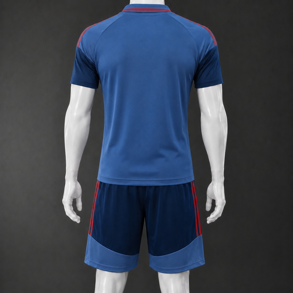 Bayern Munich 26/27 Light Blue Navy Polo Short Sleeve Short Set Foto 2