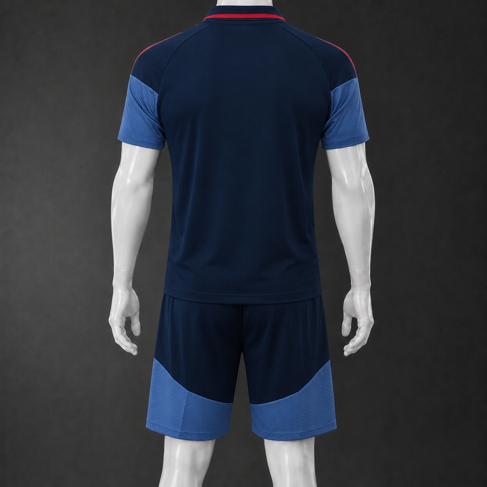 Bayern Munich 26/27 Navy Blue Polo Short Sleeve Short Set Foto 2