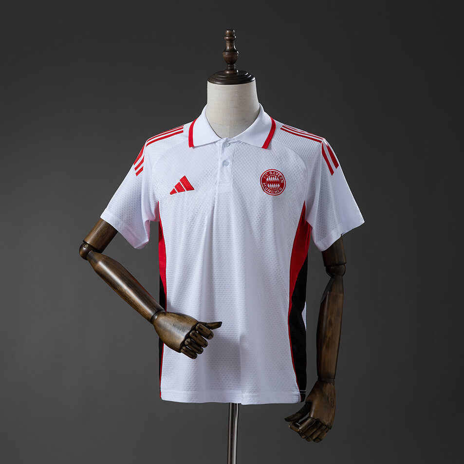 Bayern Munich 25/26 POLO White & Red