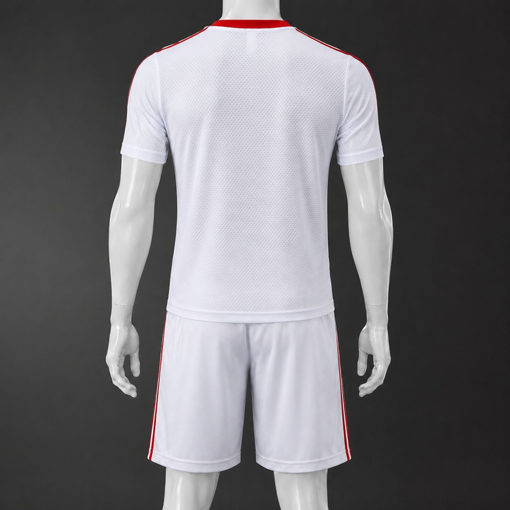 Bayern Munich 25/26  White Red Short Sleeve Short Set Foto 2