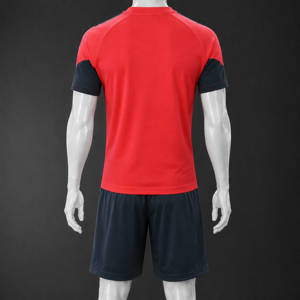 Bayern Munich 25/26 Red Dark Gray Short Sleeve Short Set Foto 2