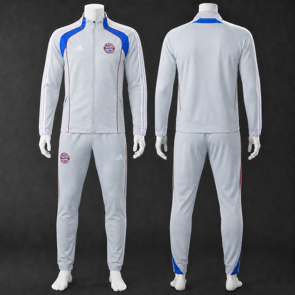 Bayern Munich 25/26 Light Gray Jacket Kit