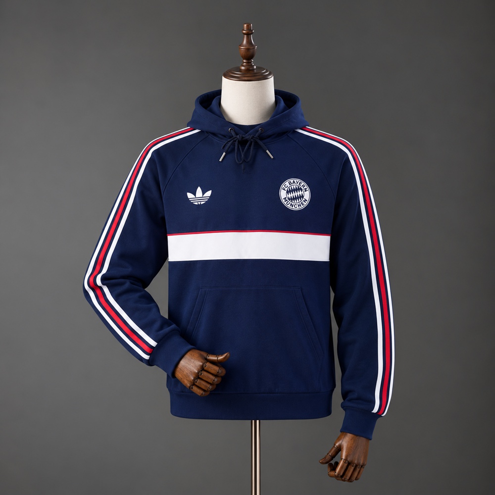 Bayern Munich 26/27 Hooded - Dark Blue