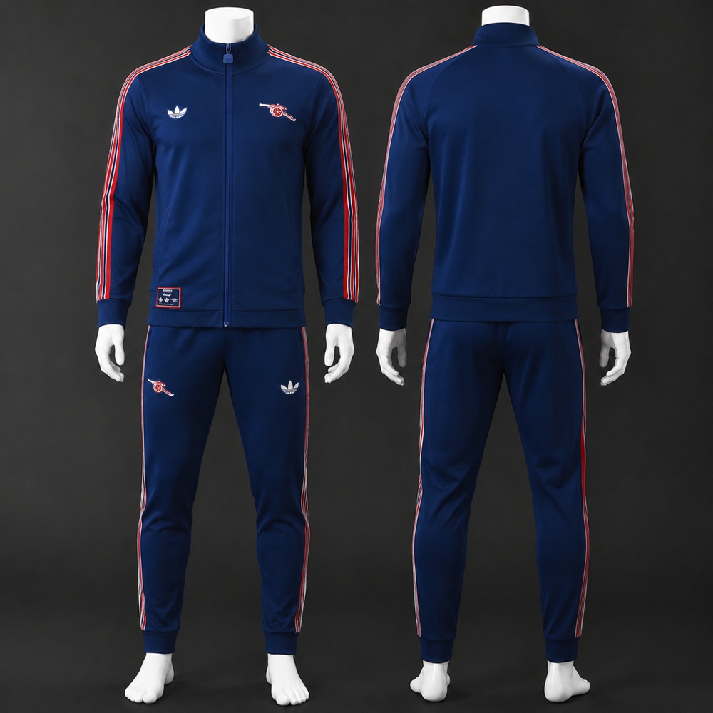 Arsenal 25/26 Navy Retro Jacket Kit