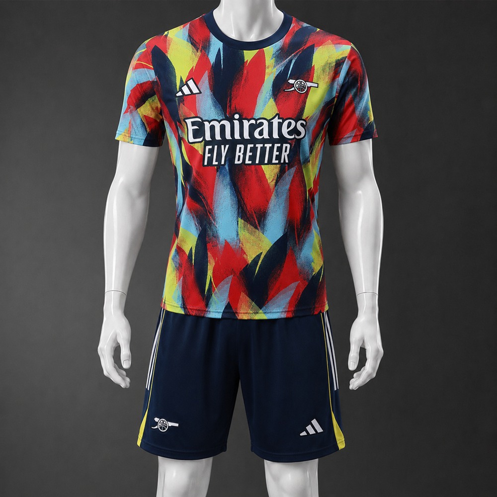 Arsenal 25/26 Multicolor Print Short Sleeve Short Set