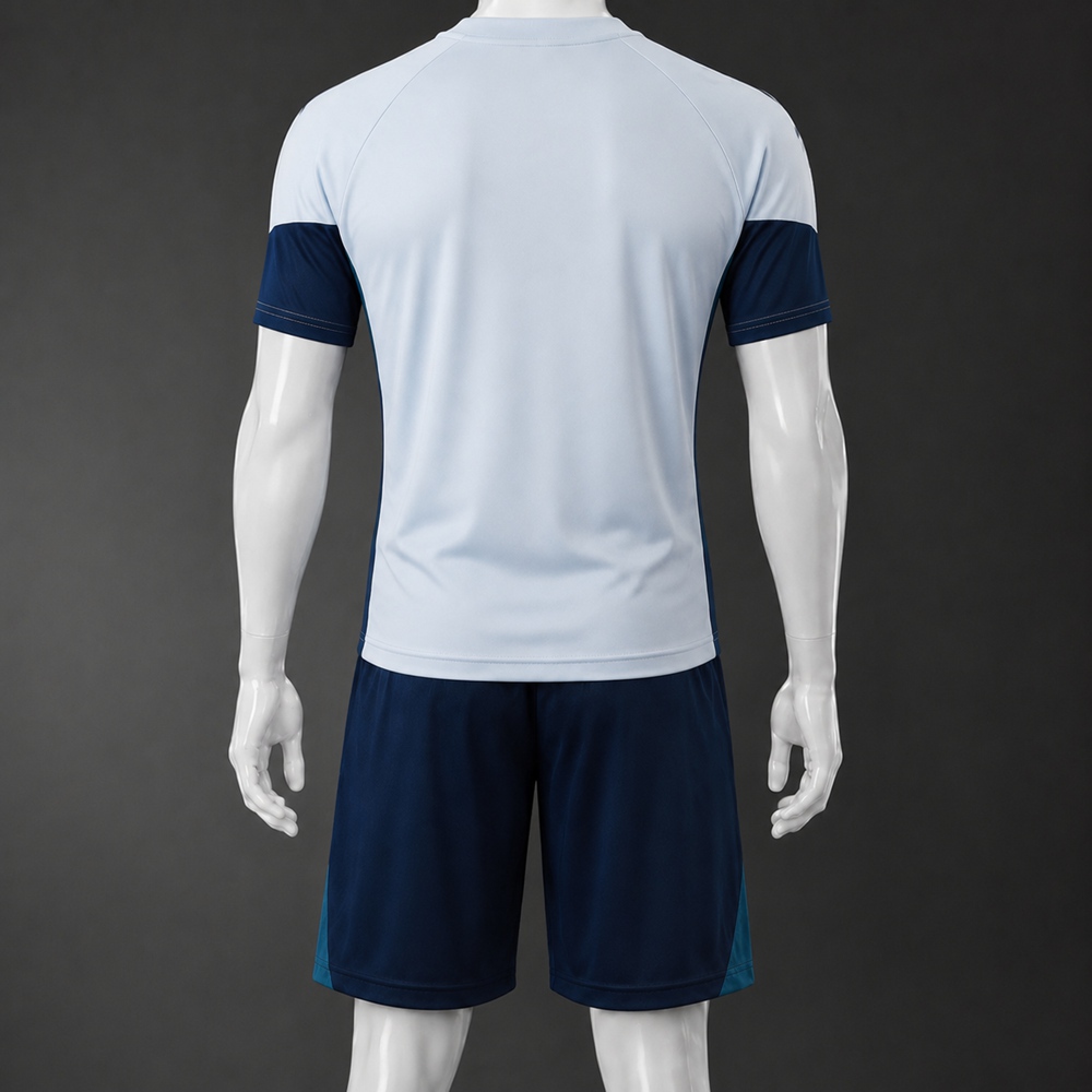 Arsenal 25/26 Light Blue Navy Short Sleeve Short Set Foto 2