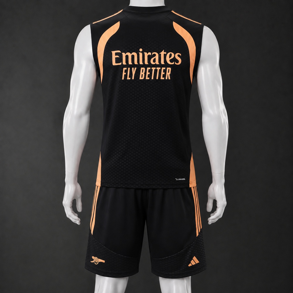 Arsenal 26/27 Black Peach Training Vest kit