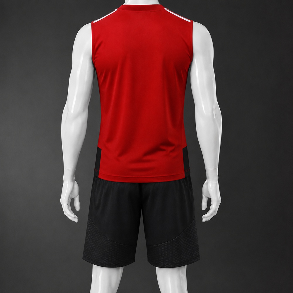 Arsenal 26/27 Red Black Training Vest kit Foto 2