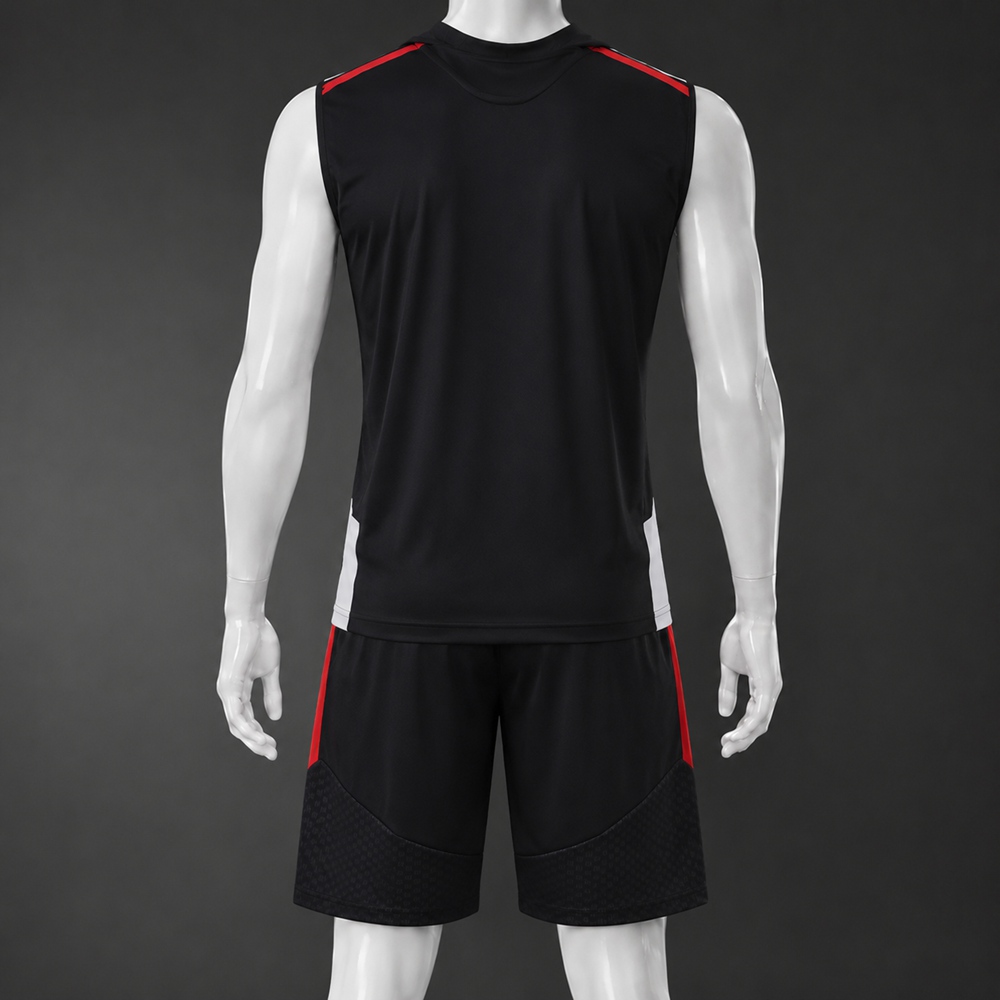 Arsenal 26/27 Black White Training Vest kit Foto 2