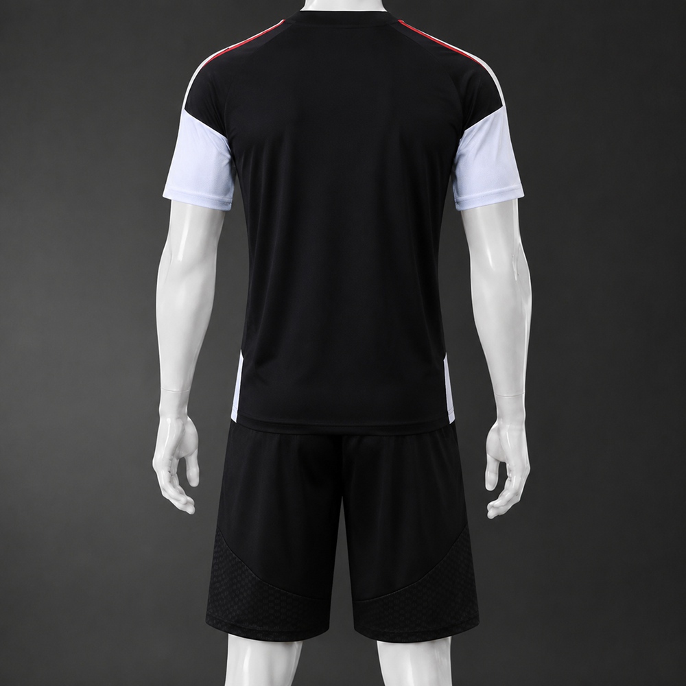 Arsenal 26/27 Black White Short Sleeve Short Set Foto 2