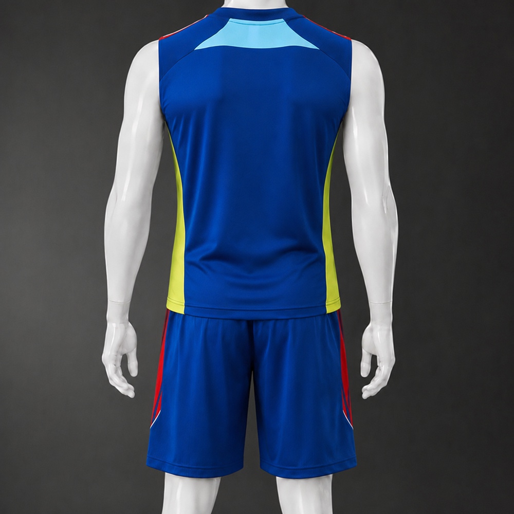 Arsenal 25/26 Royal Blue Lime Training Vest kit Foto 2