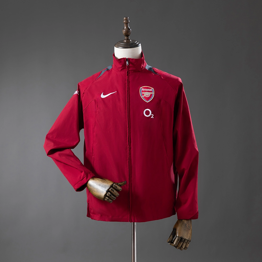 Arsenal 05/06 Retro Windbreaker Burgundy