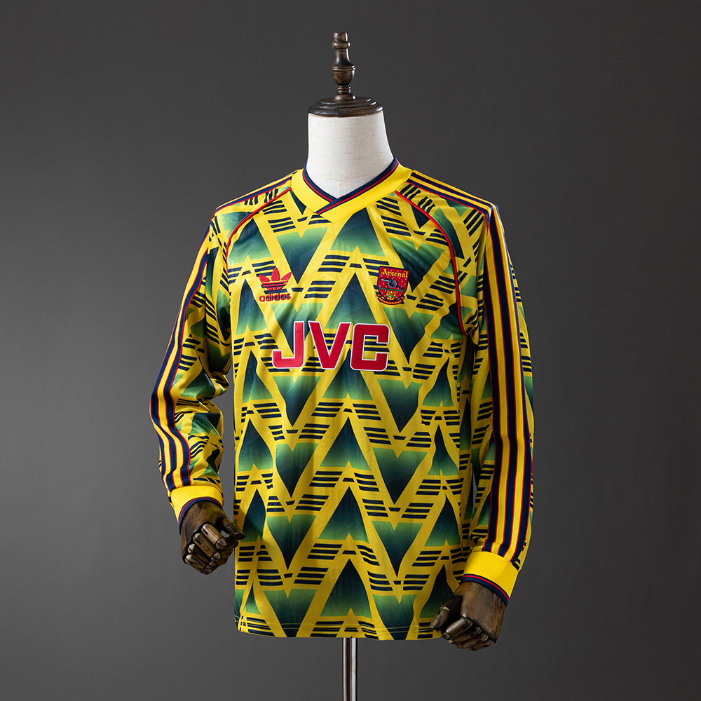 Arsenal 91/93 Away Long Sleeve Retro Jersey