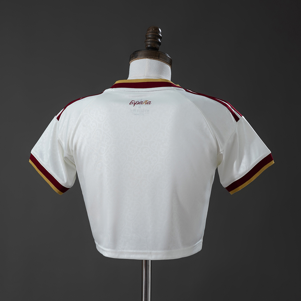 Spain 2026 Home Women's Crop Top Style Jersey Foto 2
