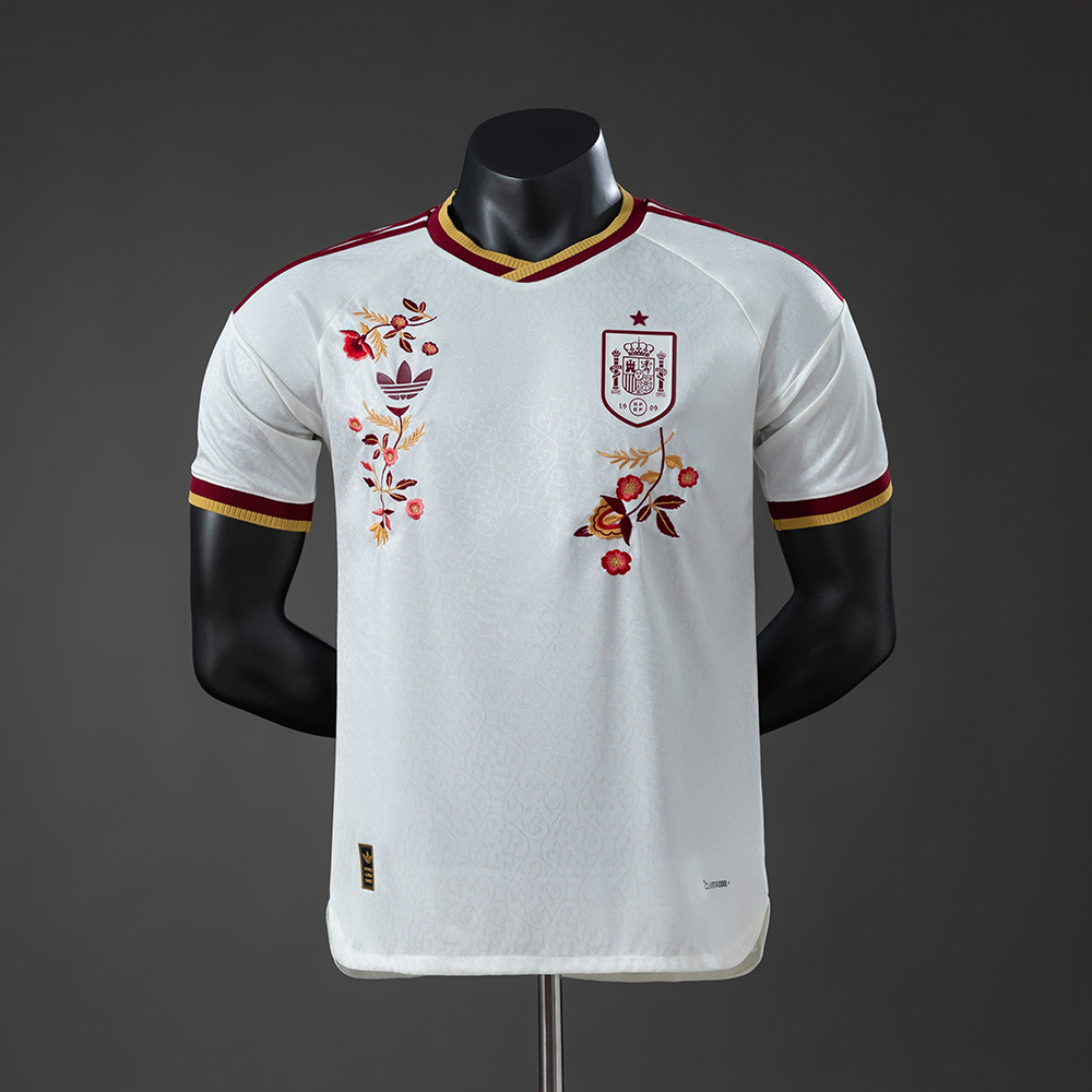Spain 2026 Away Player Version Embroidery Art Edition Jersey