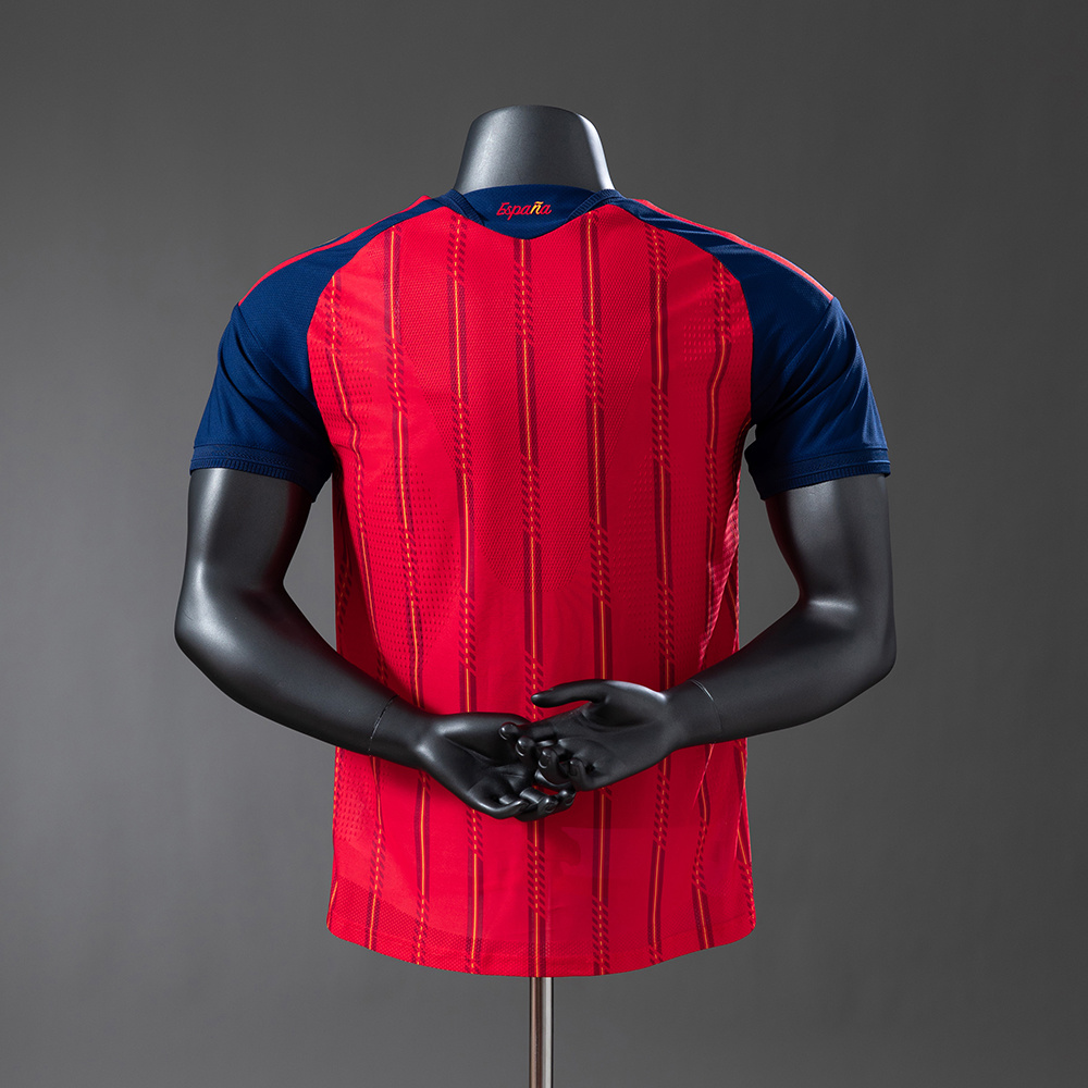 Spain 2026 2-Star Home Champion Edition Player Version Jersey Foto 2