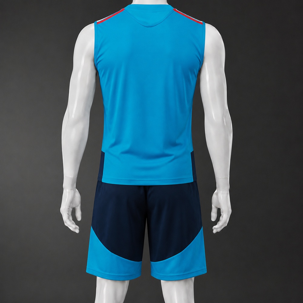 Spain 26/27 Sky Blue Navy Training Vest kit Foto 2