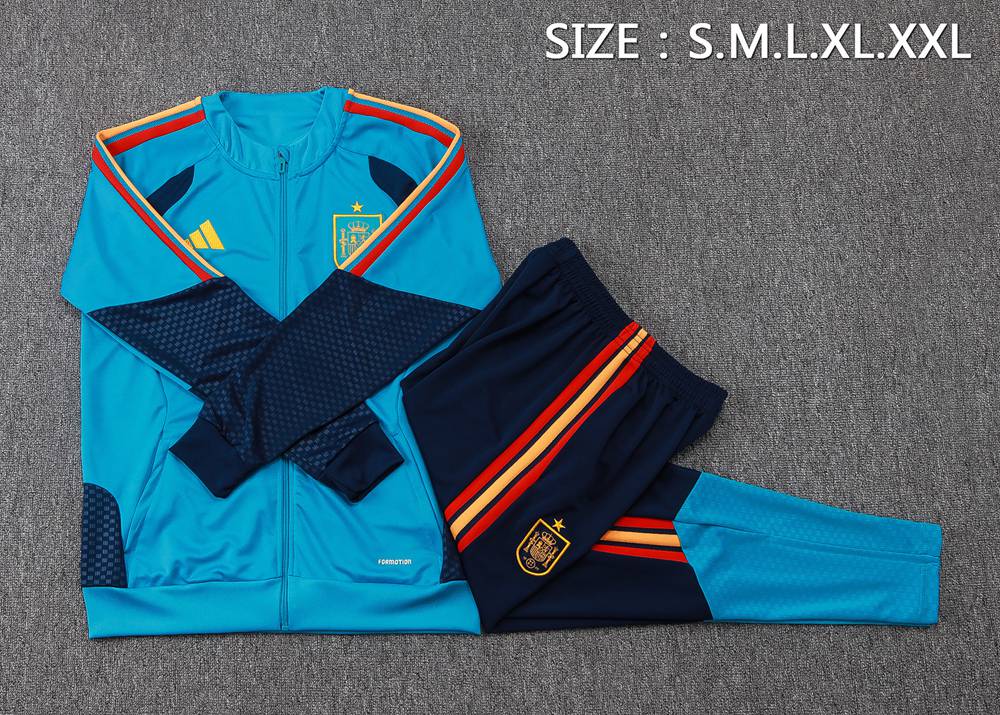Spain 26/27 Turquoise Blue Jacket Kit Foto 2