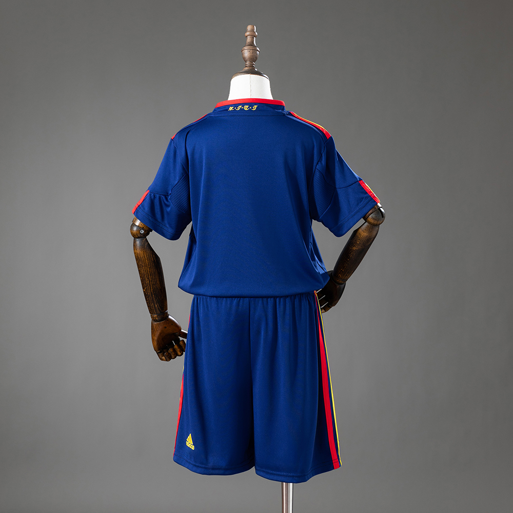 Spain 2010 Away Retro Kids Kit Jersey Foto 2