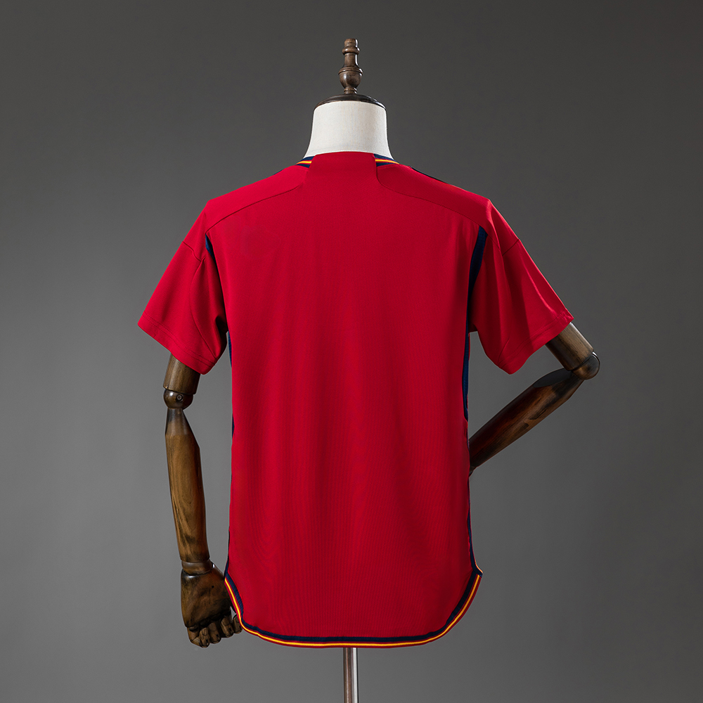 Spain 2022 Home Retro Jersey Foto 2