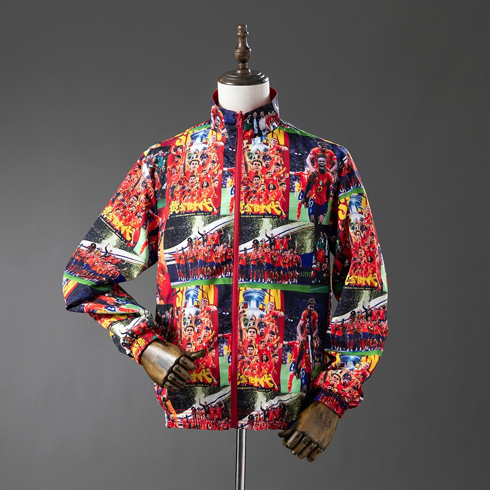 Spain European Champion Reversible Anthem Jacket Windbreaker Foto 2