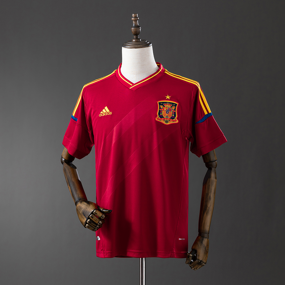 Spain 2012 Home Retro Jersey