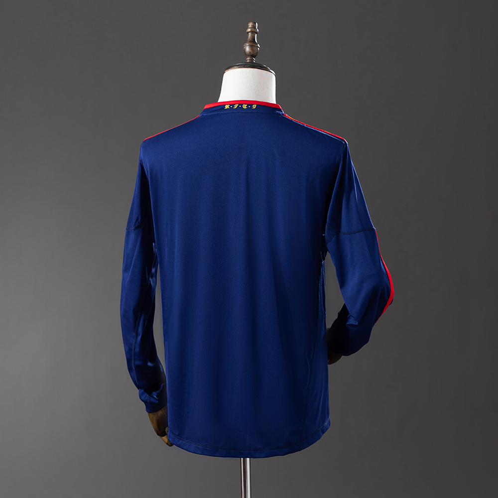 Spain 2010 Home Long Sleeve Retro Jersey Foto 2