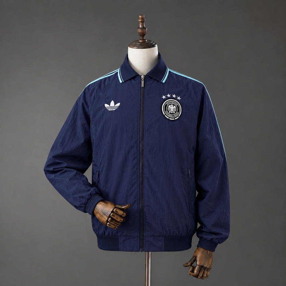 German 2026 Full-Zip Jacket - Navy Blue