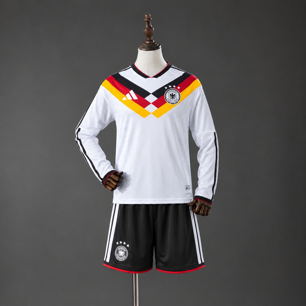 Germany 2026 Home Long-Sleeve Kids Kit