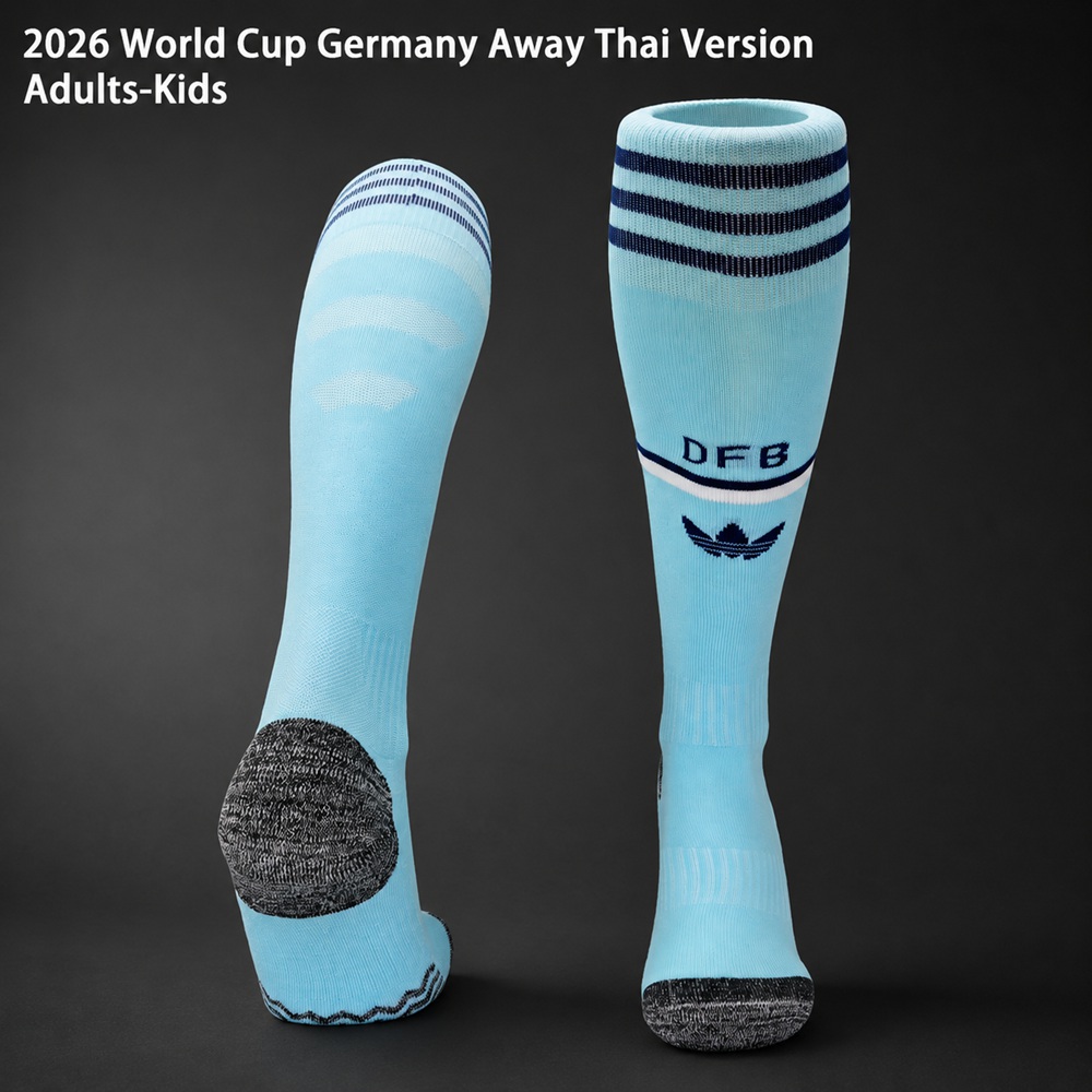 Germany 2026 World Cup Away Thai Version Adults-Kids Light Blue