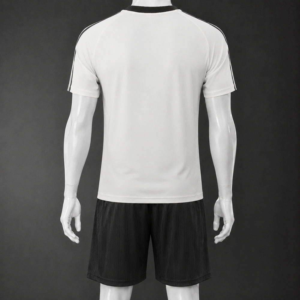 Germany 26/27 OffWhite Black Short sleeve kit Foto 2