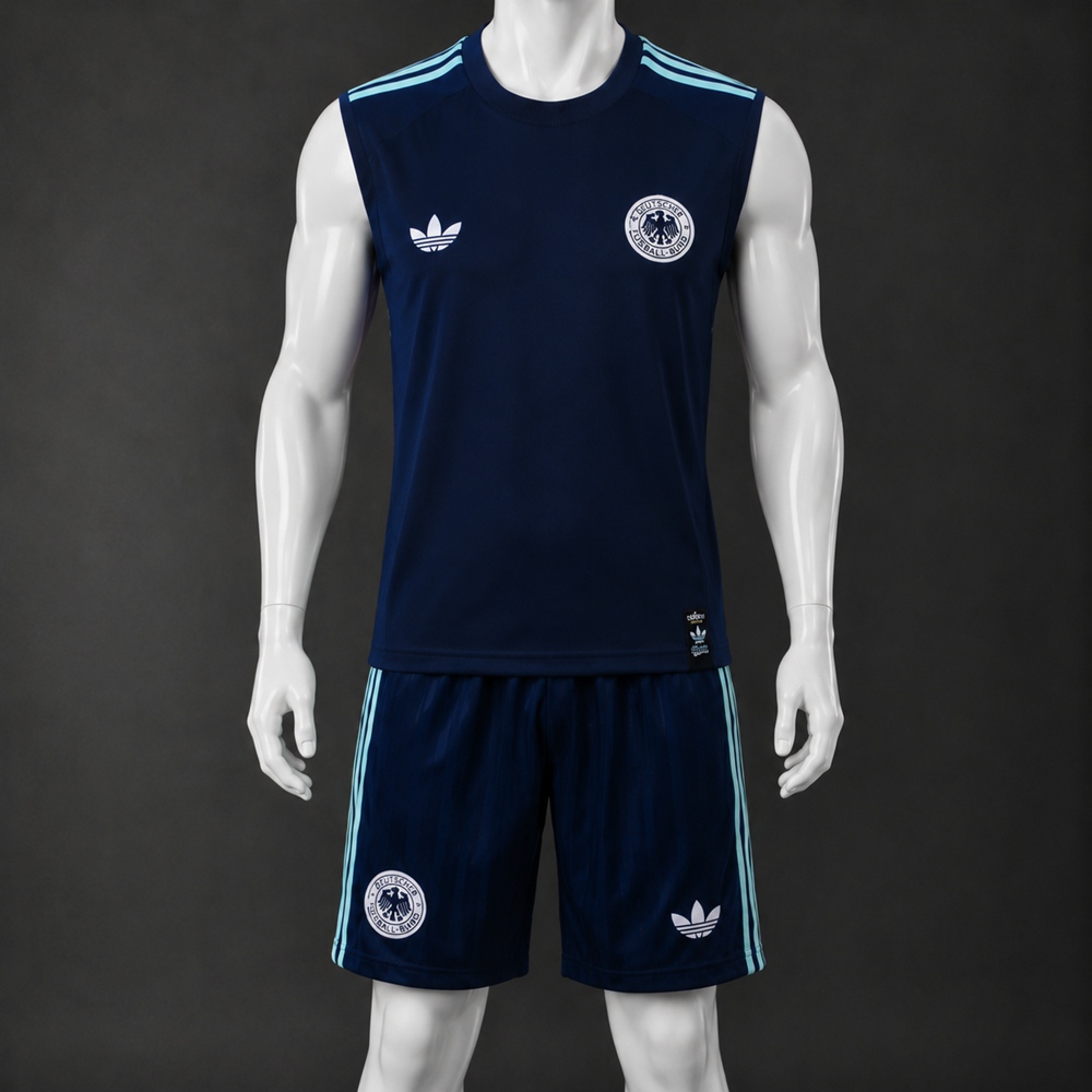 Germany 26/27 Navy Mint Training Vest kit