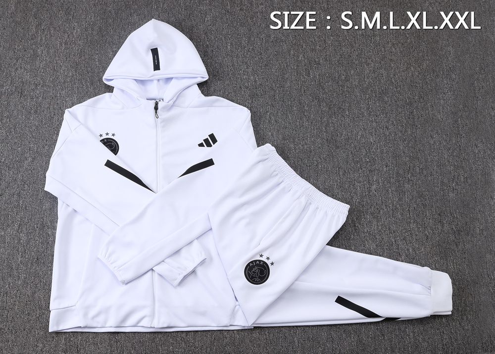 Germany 25/26 Light Lilac Black Hooded Jacket Long Pants Tracksuit Set Foto 2