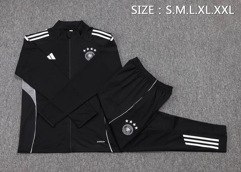 Germany 25/26 Black Silver Jacket Kit Foto 2