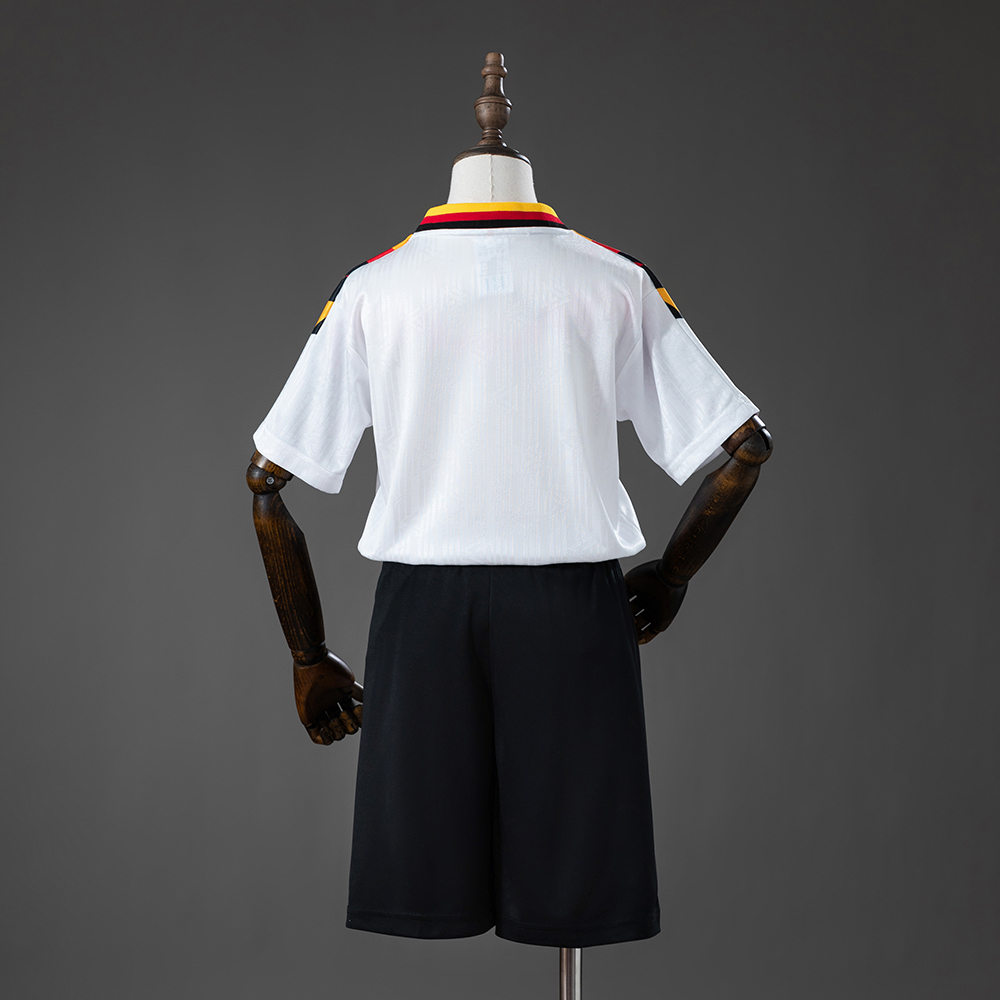 Germany 1994 Home Retro Kids Kit Jersey Foto 2