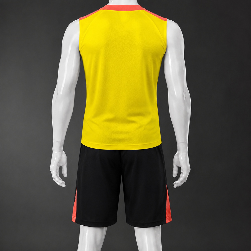 Brazil 25/26 Yellow Black Training Vest kit Foto 2