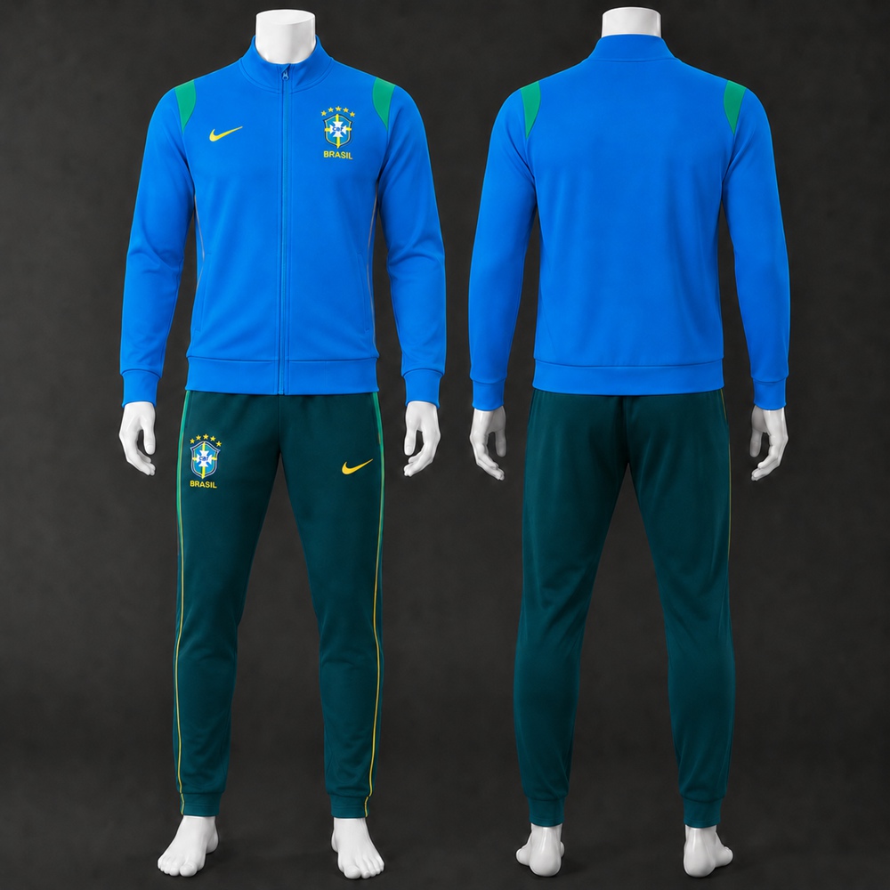 Brazil National Team 26/27 Blue and Dark Jacket Kit