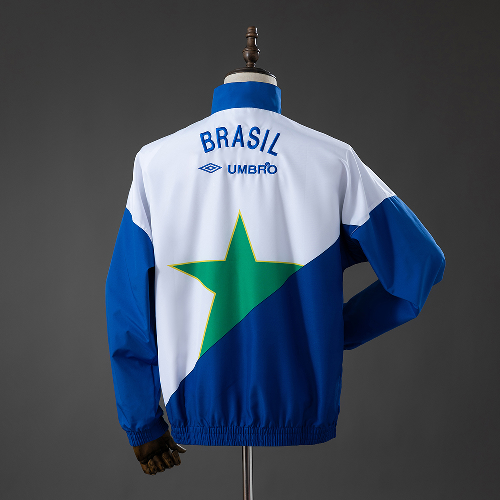 Brazil 92/94 Track Jacket Retro Windbreaker Foto 2