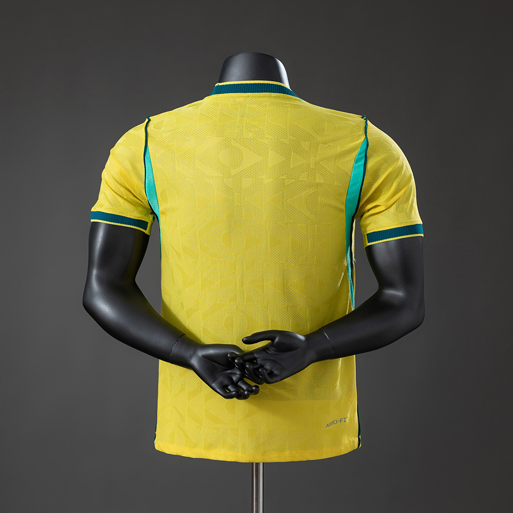 Brazil 2026 Home Player Version Embroidery Art Edition Jersey Foto 2