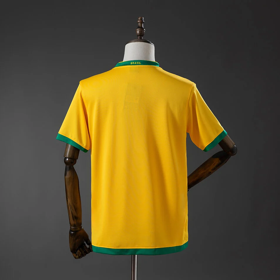 Brazil 2018 Home Retro Jersey Foto 2