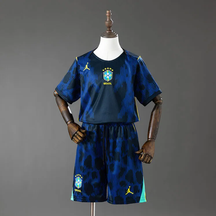 Brazil 2026 Away Full kids kit Jersey