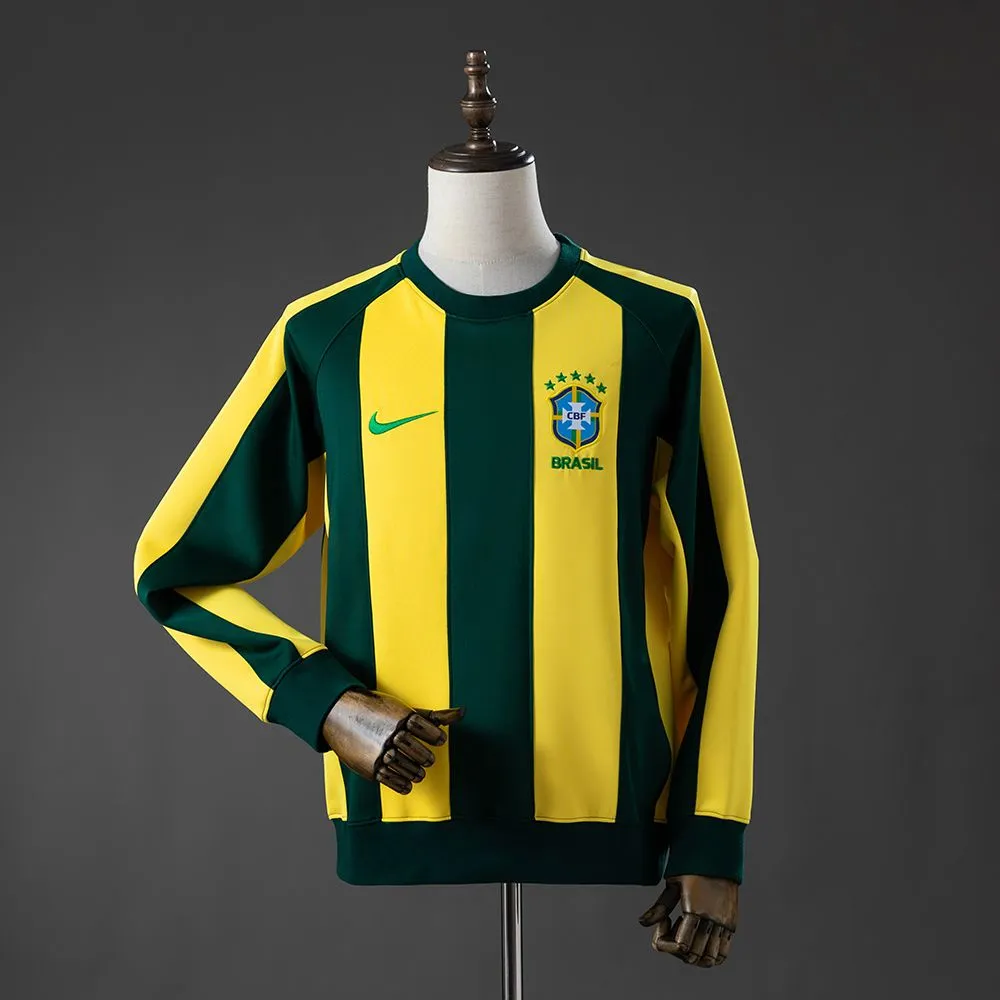 Brazil Long Sleeve Sweatshirt Yellow & Green