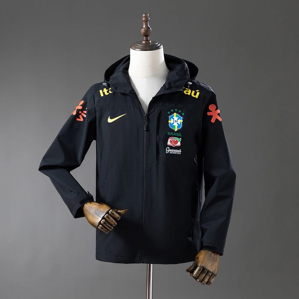 Brazil 25/26 Windbreaker Jacket Black