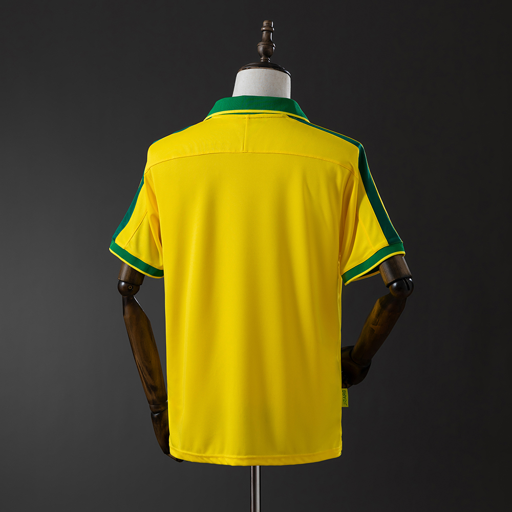 Brazil 1997 Home Retro Jersey Foto 2