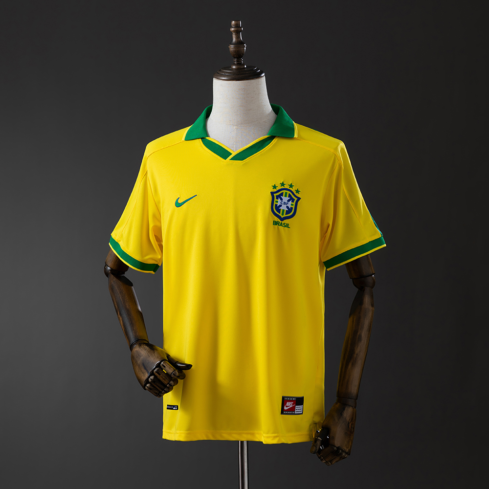 Brazil 1997 Home Retro Jersey