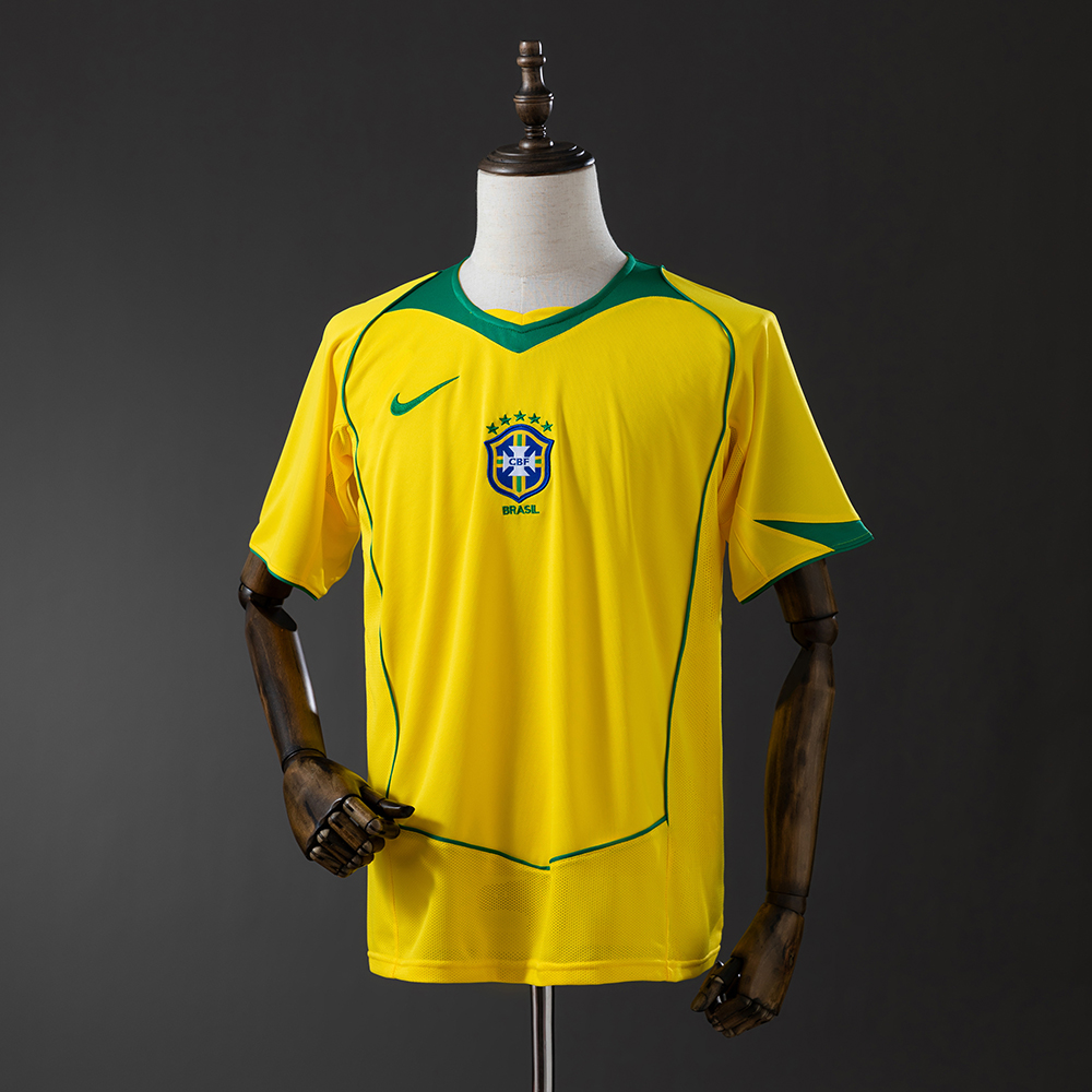 Brazil 2004 Home Retro Jersey