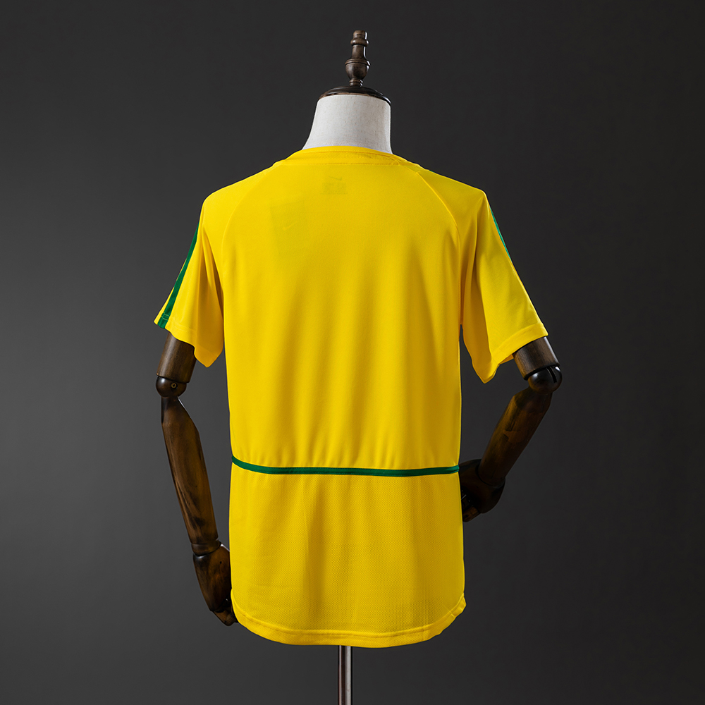 Brazil 2002 Home Retro Jersey Foto 2