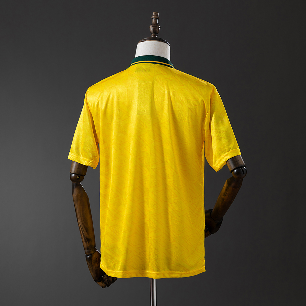 Brazil 91/93 Home Retro Jersey Foto 2